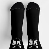 Liebe- und Live-Leichtathletik-Track- und Field-Sp Socken (Oben)