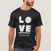 Liebe und Live-Volleyball-Sportfan Benutzerdefinie