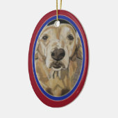 Liebe und Loyalität Keramik Ornament (Links)