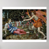 Liebe und Maiden (Öl auf Leinwand) Poster (Vorne)