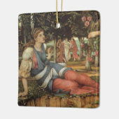 Liebe und Maiden von John Stanhope Keramikornament (Links)