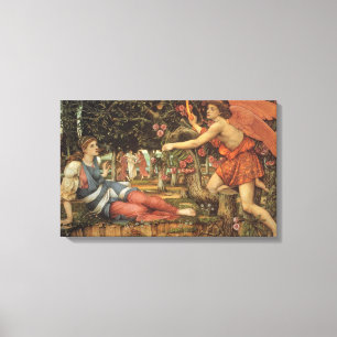 Liebe und Maiden von John Stanhope Leinwanddruck