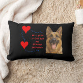 Liebe und mein deutsches Schäferkissen 🐾 ❤️ Lendenkissen (Decke)