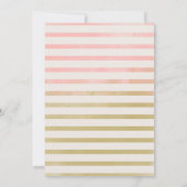 Liebe und Mimosas  Einladung (Rückseite)