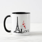 Liebe und Monument personalisierte Tasse (Links)