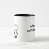 Liebe und Monument Personalisierter Becher Tasse (Zentrum)