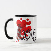 Liebe und Monument Personalisierter Becher Tasse (Links)