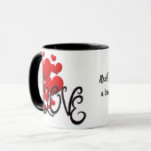 Liebe und Monument Personalisierter Becher Tasse (Vorderseite Links)