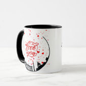 Liebe und Monument Personalisierter Becher Tasse (Vorderseite Links)