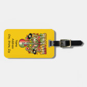 Liebe und Musik Gepäckanhänger (Vorderseite horizontal)