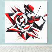 Liebe und Musik Leinwanddruck (Insitu (Holzboden))