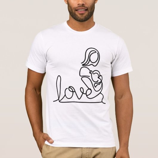 Liebe und Mutter, die ein Kind hält T-Shirt (Vorderseite)