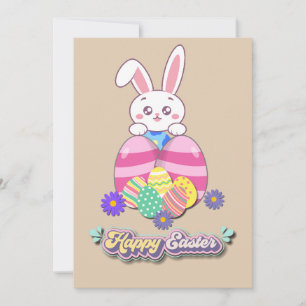 Liebe und Osterhase Einladung