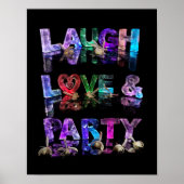 Liebe und Party Poster (Vorne)