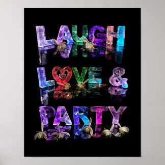 Liebe und Party Poster