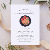 Liebe und Pasta Probe Abendessen Einladung