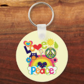 Liebe und Peace Baby Schlüsselanhänger (Vorderseite)