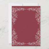 Liebe und Pizza | Einladungen für Proben (Rückseite)