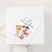Liebe und Pizza Geschenkanhänger (Beispiel)