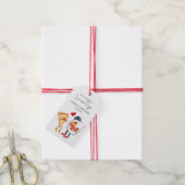 Liebe und Pizza Geschenkanhänger (Mit Garn)
