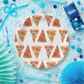 Liebe und Pizza Probe Abendessen Brautparty Pappteller (Party)