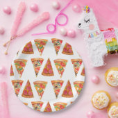 Liebe und Pizza Probe Abendessen Brautparty Pappteller (Party)