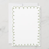 Liebe und Pizza | Whimsical Couples Dusche Einladung (Rückseite)