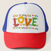 LIEBE UND PRIDE TRUCKER HAT
