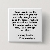 Liebe und Rage Button (Vorderseite)