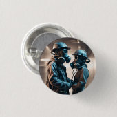 LIEBE UND RESISTENZ Button Button Abzeichen (Vorne & Hinten)