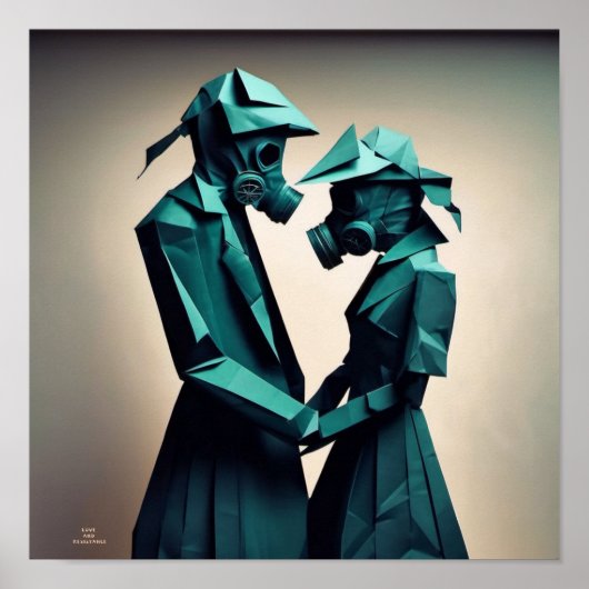 LIEBE UND RESISTENZ Origami 2 Poster (Vorne)