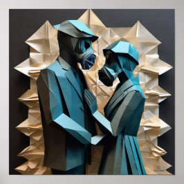 LIEBE UND RESISTENZ - Origami 3 Poster