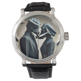 LIEBE UND RESISTENZ Origami Armbanduhr