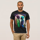 LIEBE UND RESISTENZ Origami Lebhaft T-Shirt (Vorne ganz)