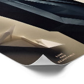 LIEBE UND RESISTENZ Origami Poster (Ecke)