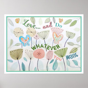 Liebe und Respektierung von Poster