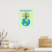 Liebe und Rett der Earth Forever Environment Art Poster (Küche)