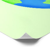 Liebe und Rett der Earth Forever Environment Art Poster (Ecke)