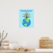Liebe und Rett der Earth Forever Environment Art Poster (Küche)