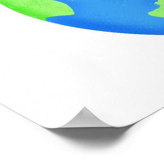 Liebe und Rett der Earth Forever Environment Art Poster (Ecke)