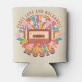 Liebe und Rock & Roll Dosenkühler (Rückseite)