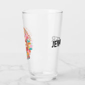 Liebe und Rock & Roll Glas (Links)