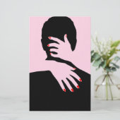 LIEBE UND ROMANCE BRIEFPAPIER (Stehend Vorderseite)