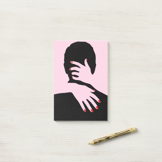 LIEBE UND ROMANCE POST-IT KLEBEZETTEL (Auf Schreibtisch)