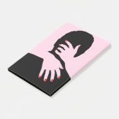 LIEBE UND ROMANCE POST-IT KLEBEZETTEL (angewinkelt)