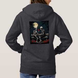 Liebe und Rose Hoodie