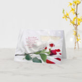 Liebe und Rose Karte (Gelbe Blume)