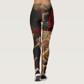 Liebe und Rose Leggings (Rückseite)