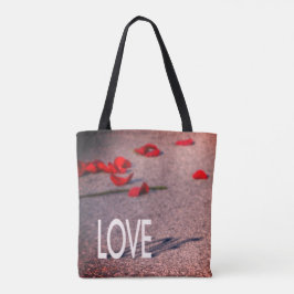 Liebe und Rose Tasche