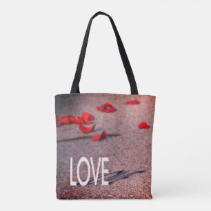 Liebe und Rose Tasche